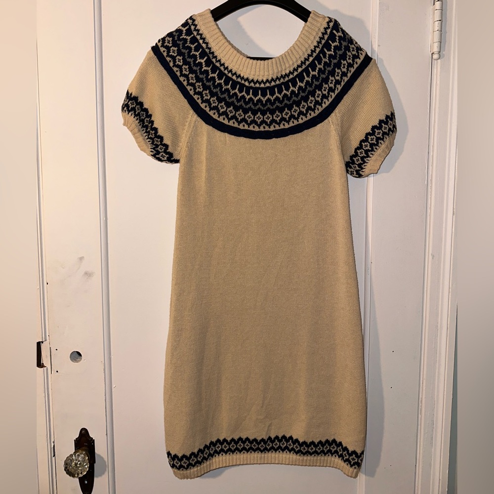BCBG MaxAzria Fair Isle intarisa sweater dress - Small